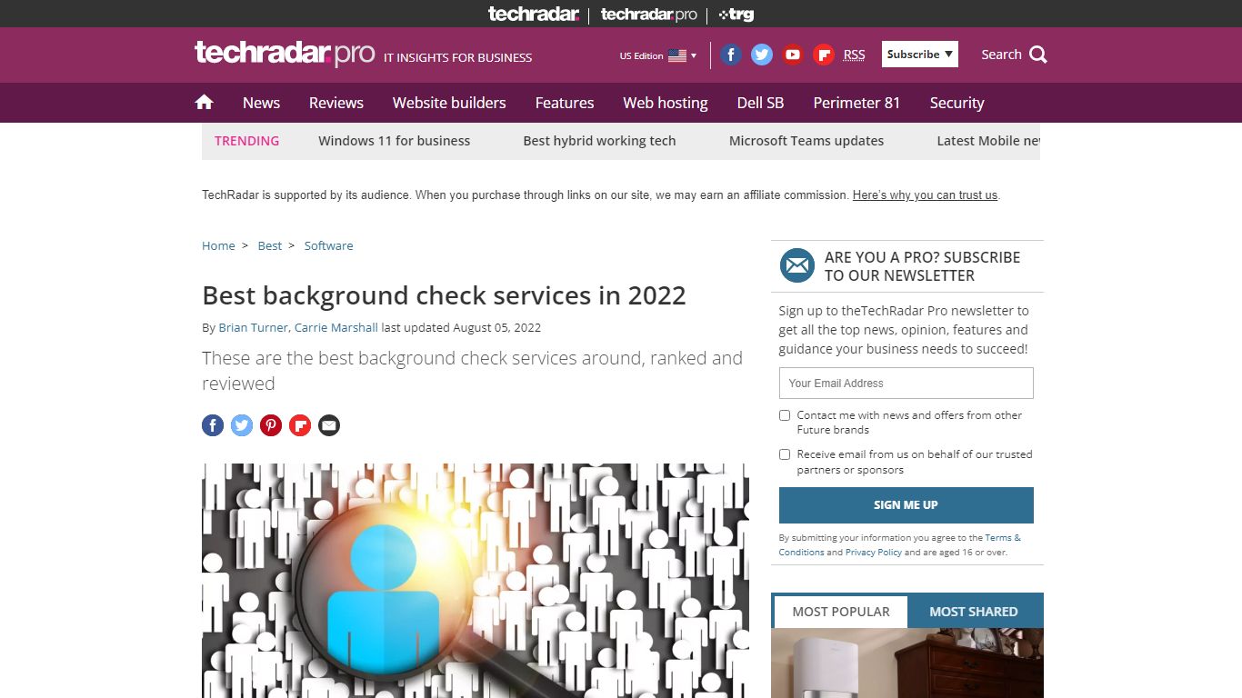 Best Background Check Services In 2022 | TechRadar